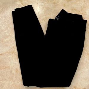 Hue flat front black leggings